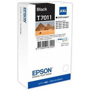 Tintapatron Epson T7011 fekete XXL