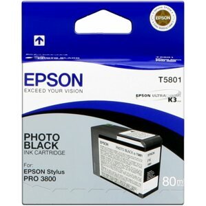 Tintapatron Epson T580 fotó fekete