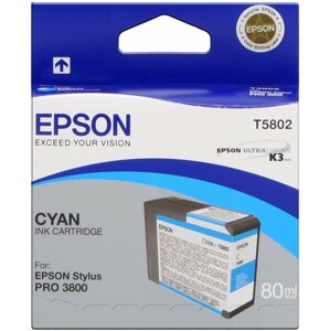 Tintapatron Epson T580 ciánkék