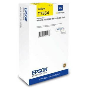 Tintapatron Epson T7554 XL sárga