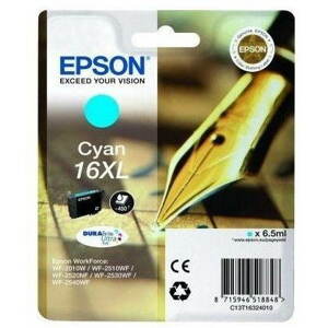 Tintapatron Epson T1632 XL cián