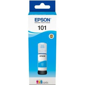 Nyomtató tinta Epson 101 EcoTank Cyan ink bottle ciánkék