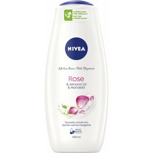 Tusfürdő NIVEA Care & Roses Shower Gel 500 ml
