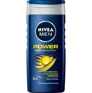 Tusfürdő NIVEA MEN Power Fresh Shower Gel 250 ml