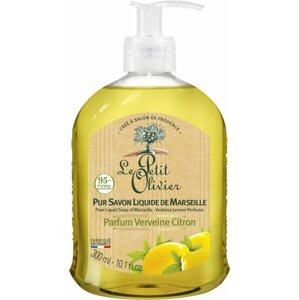 Folyékony szappan LE PETIT OLIVIER Pure Liquid Soap of Marseille - Verbena Lemon Perfume 300 ml