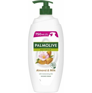 Tusfürdő PALMOLIVE Naturals Almond Milk Shower Gel 750 ml pumpás