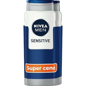 Tusfürdő NIVEA MEN Sensitive Shower Gel 2 × 500 ml