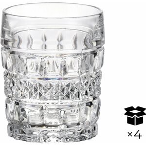 Pohár Siguro Locus Whiskys pohár készlet, 240 ml, 4 db