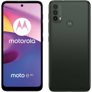 Mobiltelefon Motorola Moto E40 fekete