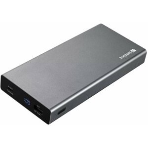 Power bank Sandberg Powerbank USB-C PD 100 W, 20000 mAh, fekete
