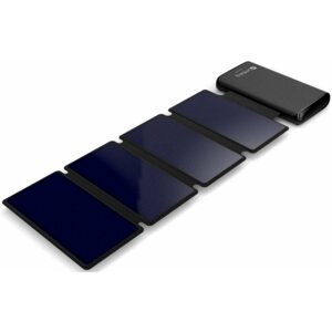 Power bank Sandberg Solar 4-Panel Powerbank 25000 mAh, szolár töltő, fekete
