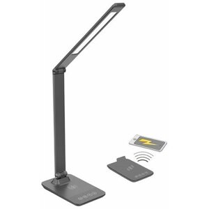 Asztali lámpa Solight asztali lámpa WO55-G vezeték nélküli töltővel