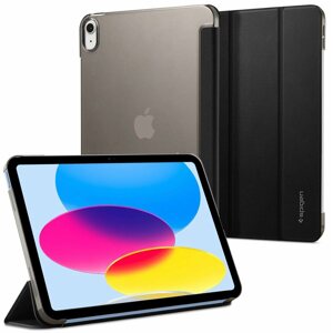 Tablet tok Spigen Liquid Air Folio Black iPad 10.9" 2022
