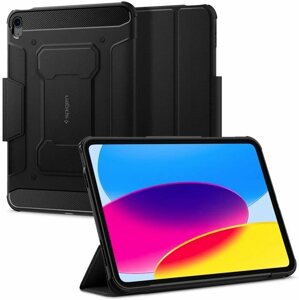 Tablet tok Spigen Rugged Armor Pro Black iPad 10.9" 2022