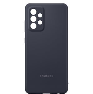 Telefon tok Samsung Galaxy A52/A52 5G/A52s fekete szilikon tok