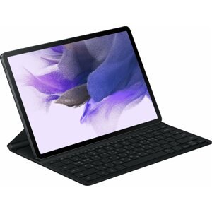 Tablet tok Samsung Védőtok billentyűzettel Galaxy Tab S8+/Tab S7+/Tab S7 FE tablethez - fekete