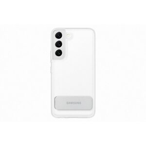 Telefon tok Samsung Galaxy S22 5G átlátszó kitámasztós tok