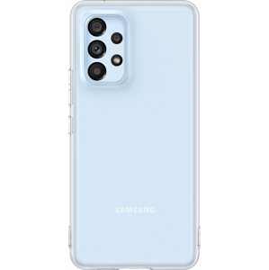 Telefon tok Samsung Galaxy A53 5G Félig átlátszó hátlap tok átlátszó