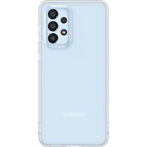 Telefon tok Samsung Galaxy A33 5G Félig átlátszó hátlap tok átlátszó