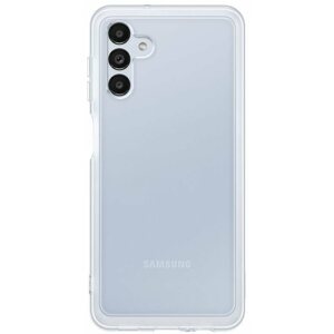 Telefon tok Samsung Galaxy A13 5G Félig átlátszó hátlap tok - átlátszó