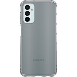 Telefon tok Samsung Galaxy M13 félig átlátszó hátlap Fekete