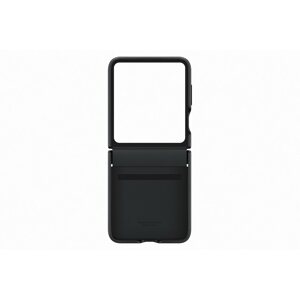 Kryt na mobil Samsung Galaxy Z Flip5 Zadní kryt z eko kůže černý
