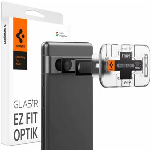 Ochranné sklo Spigen Glass EZ Fit Optik 2 Pack Black Google Pixel 7a