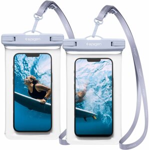 Pouzdro na mobil Spigen Aqua Shield WaterProof Case A601 2 Pack Aqua blue