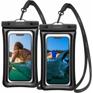 Pouzdro na mobil Spigen Aqua Shield WaterProof Floating Case A610 2 Pack Black
