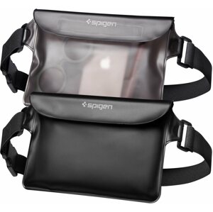 Pouzdro na mobil Spigen Aqua Shield WaterProof Waist Bag A620 2 Pack Black + Transparent Black