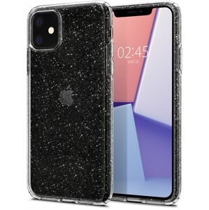 Telefon tok Spigen Liquid Crystal Glitter iPhone 11 átlátszó tok