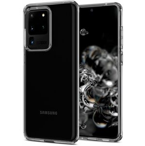 Telefon tok Spigen Liquid Crystal Samsung Galaxy S20 Ultra átlátszó tok