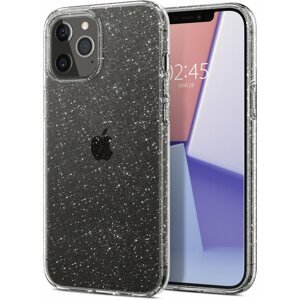 Telefon tok Spigen Liquid Crystal Glitter iPhone 12/iPhone 12 Pro átlátszó tok