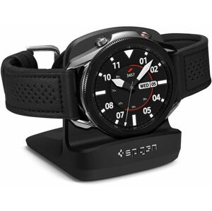 Óratartó Spigen S352 Night Stand Black Samsung Galaxy Watch 3/4, 4 Classic, Watch Active 1/2