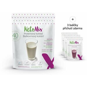 Proteinital KETOMIX Fehérje koktél Kávé, erdei gyümölcs és kókusz 1200 g (40 adag)