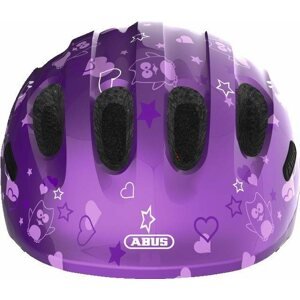 Kerékpáros sisak ABUS Smiley 2.0 purple star M