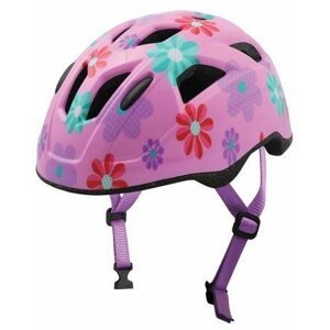 Kerékpáros sisak OXFORD kerékpáros sisak FLOWERS JUNIOR, gyermek (rózsaszín)
