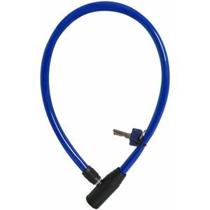 Kerékpár zár OXFORD HOOP4 Zár, (600 mm hosszú, 12 mm átmérőjű kábel, kék)