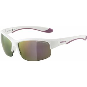 Kerékpáros szemüveg Alpina Flexxy Youth HR fehér matt-lila