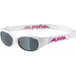 Kerékpáros szemüveg Alpina Sports Flexxy Kids white-dots gloss