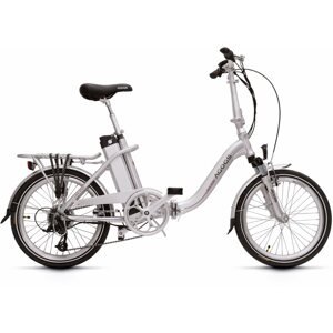 Elektromos kerékpár Agogs LowStep ezüst 16Ah