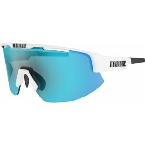 Kerékpáros szemüveg BLIZ MATRIX Shiny White Smoke w Blue Multi