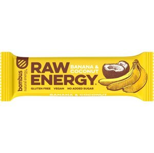 Raw szelet Bombus Raw Energy Banana & Coconut 50 g