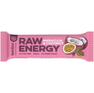 Raw szelet Bombus Raw Energy Maracuja&Coconut 50 g