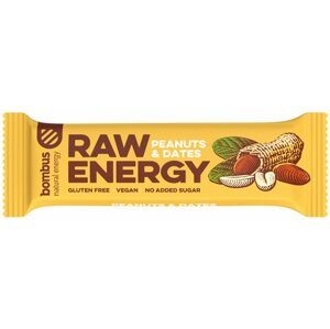 Raw szelet Bombus Raw Energy Peanuts & Dates 50 g