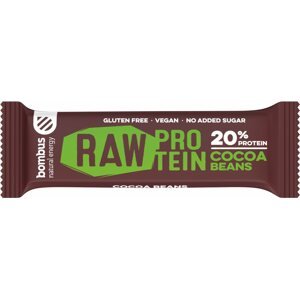 Raw szelet Bombus Raw Protein Cocoa Beans 50 g