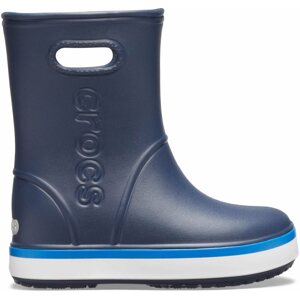 Gumicsizma Crocband Rain Boot Kids Navy/Bright Cobalt kék