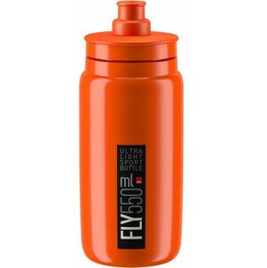 Kulacs Elite Kerékpáros vizes palack FLY ORANGE black logo 550 ml