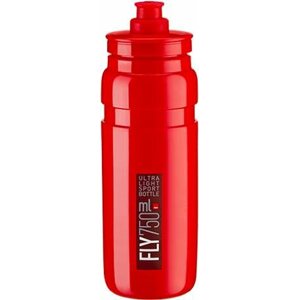 Kulacs Elite Kerékpáros vizes palack FLY RED bordeaux logo 750 ml