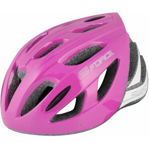 Kerékpáros sisak Force Swift, rózsaszín XS-S